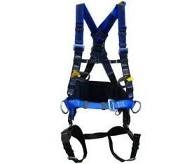 購入 青い多ポイント完全なボディ安全馬具、救助の革紐が付いている上昇ボディ馬具 online manufacture