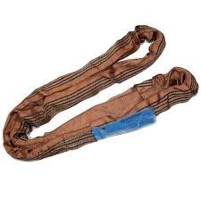 購入 ブラウン 6 トンポリエステル 終わりのない丸いスリング 大型鋼棒 環境に優しい online manufacture