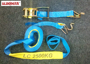 購入 ラチェットおよび2個の白鳥のホックが付いている革紐LC2500 DN AS/NZS4380 50MMポリエステル青にラチェットをつけて下さい online manufacture